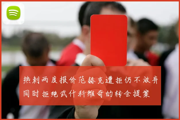 热刺两度报价范赫克遭拒仍不放弃同时拒绝武什科维奇的转会提案